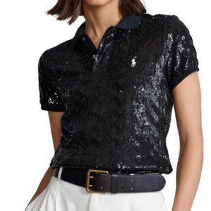 Polo Ralph Lauren Short Sleeve Sequin Polo